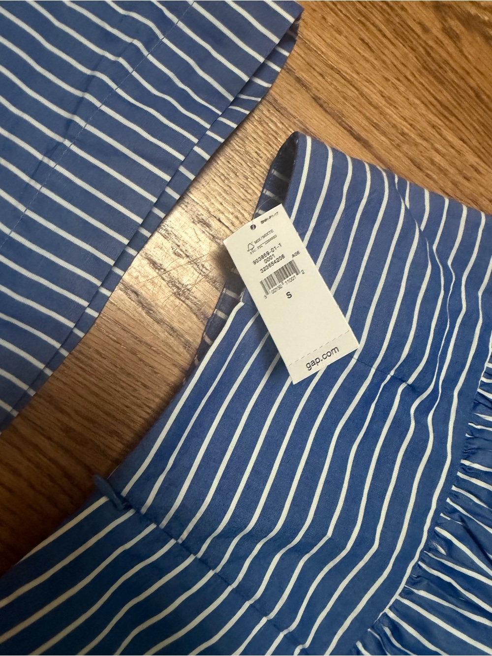GAP Blue and White Striped Skirt Set
